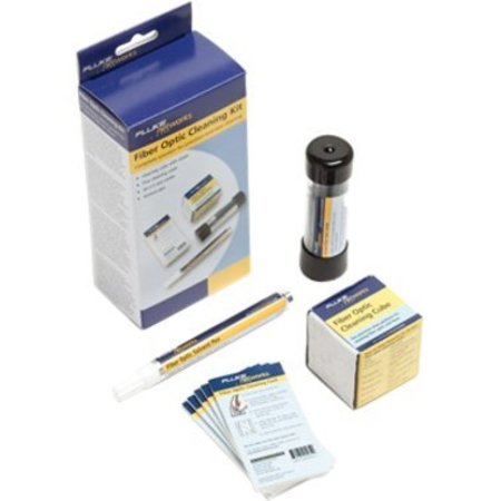 FLUKE FIBER OPTIC CLEANING SUPPLIES: CUBE, PEN, 2.5SWABS, 5CARDS NFC-KIT-BOX